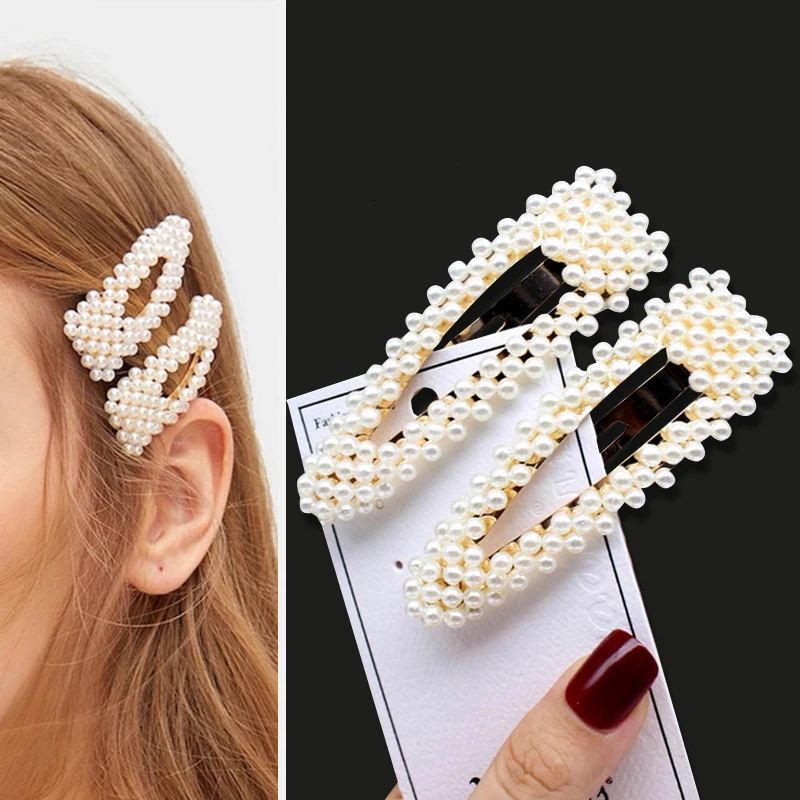 Mother of Pearl Barrette — Large