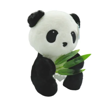 Panda Holding Bamboo Leaf stuff toys Plush Toys