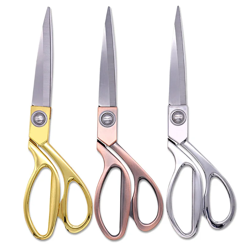Sewing Scissors,Fabric Scissors,Classic 8 All Metal Stainless Steel Ultra Sharp  Scissors Heavy Duty Shears for Tailor Dressmaker Craft Cutting Cloth  Leather Canvas Denim Paper 