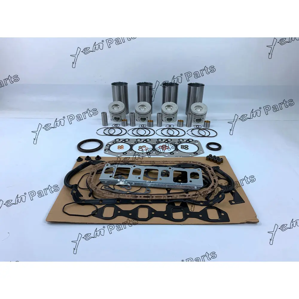 Cylinder Liner Kit With Full Gasket Set Piston Rings Liner For Isuzu 4JB1 Original Excavator Part