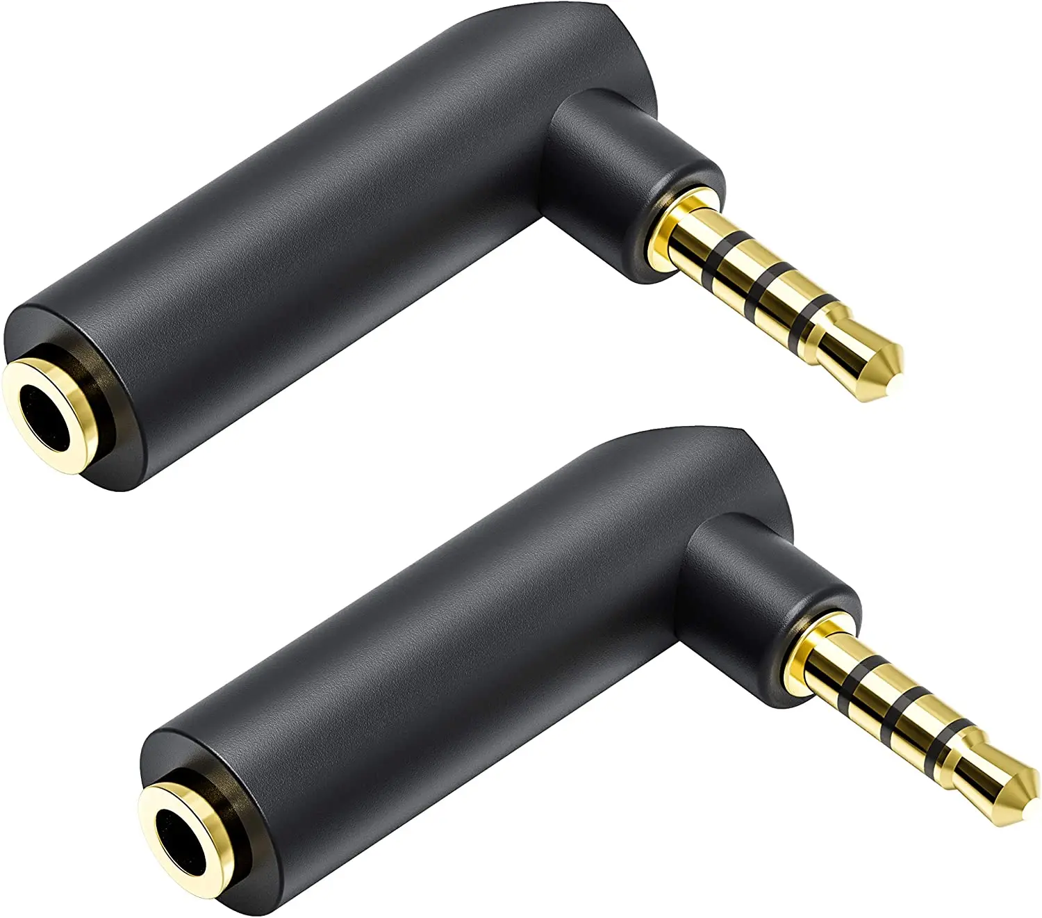 2pcs 2.5mm 4 pole stereo male plug Audio Video TRRS Metal connector AUX CABLE 