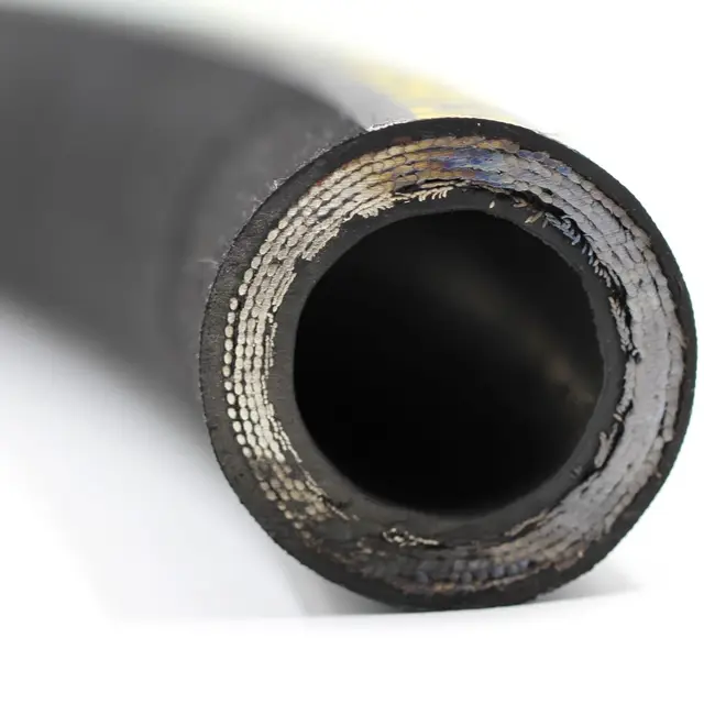 4000PSI Constant Working Pressure 6-Spiral Steel Wire Hydraulic Rubber Hose Pipe, 2 Inch Meet SAE 100 R13  Industrial Hose