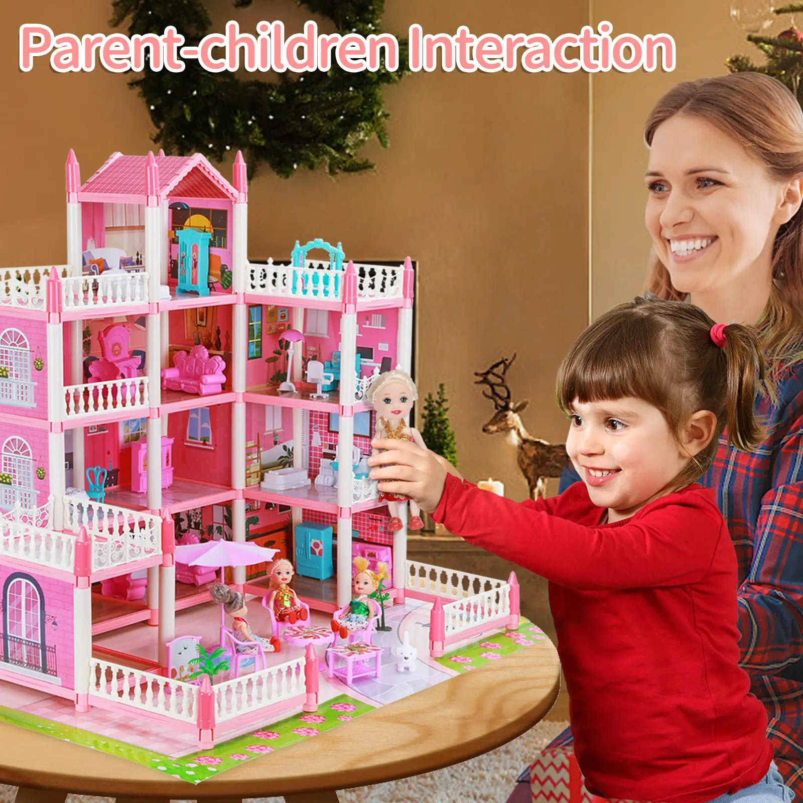 Wanhua Free Sample Gaby Doll House Complete Set Big Doll House For