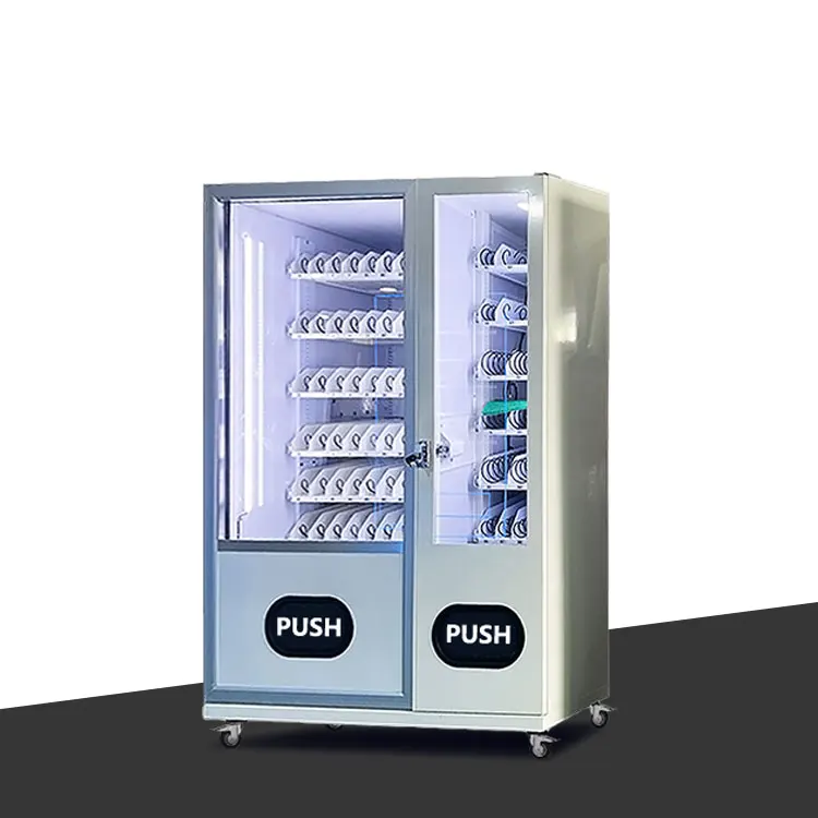 Newest Design Snack and Beverages Vending Machine Qr Code Vending Machines Refrigeration Vending Machine With Mdb Interface