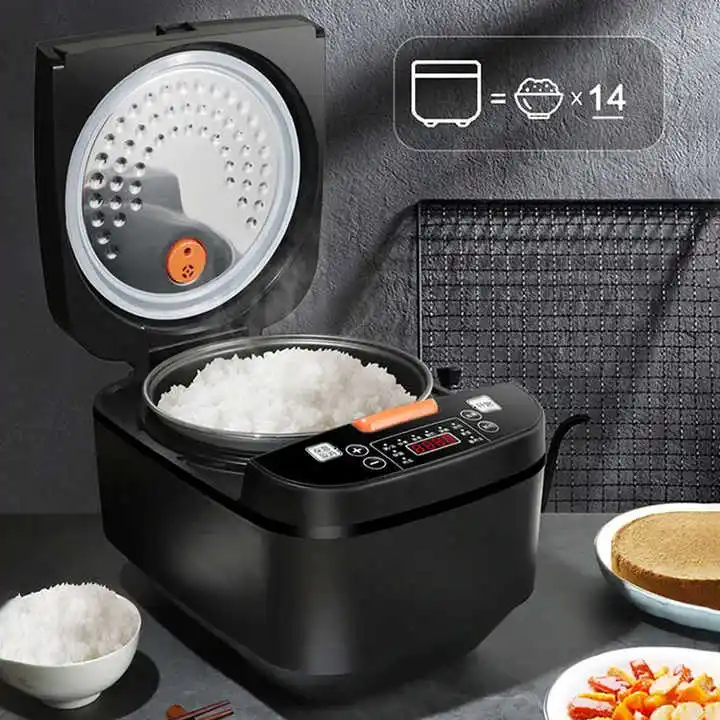 5L Electric Rice Cooker Smart Electric Stainless Steel Cooker Non-Stick Home Electric Ri aperçu 2