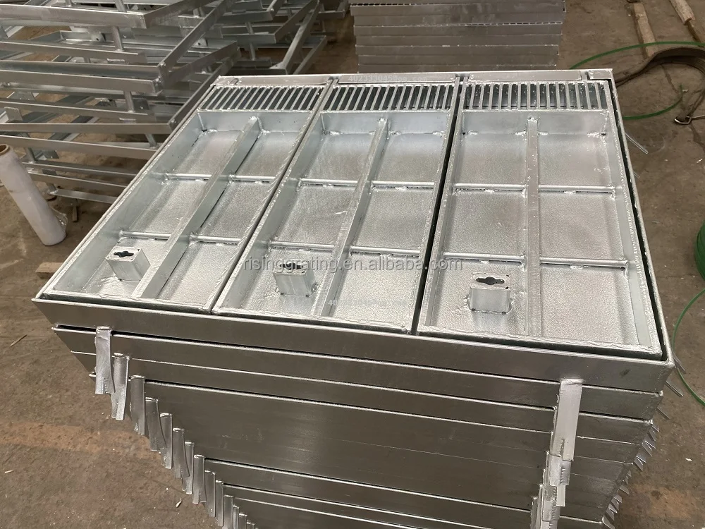 850lx700w Singapore Lta Pedestrian Concrete Infill Steel Grating ...