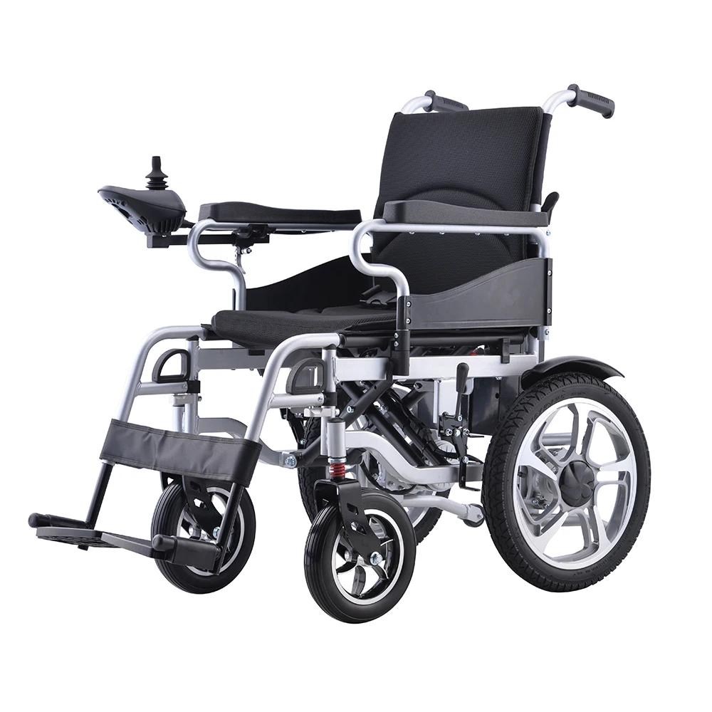 Comfortable Cheap Price High Quality Folding Adult Heavy Duty Steel Elderly  Motorized Wheel Chair Power Electric Wheelchair L104