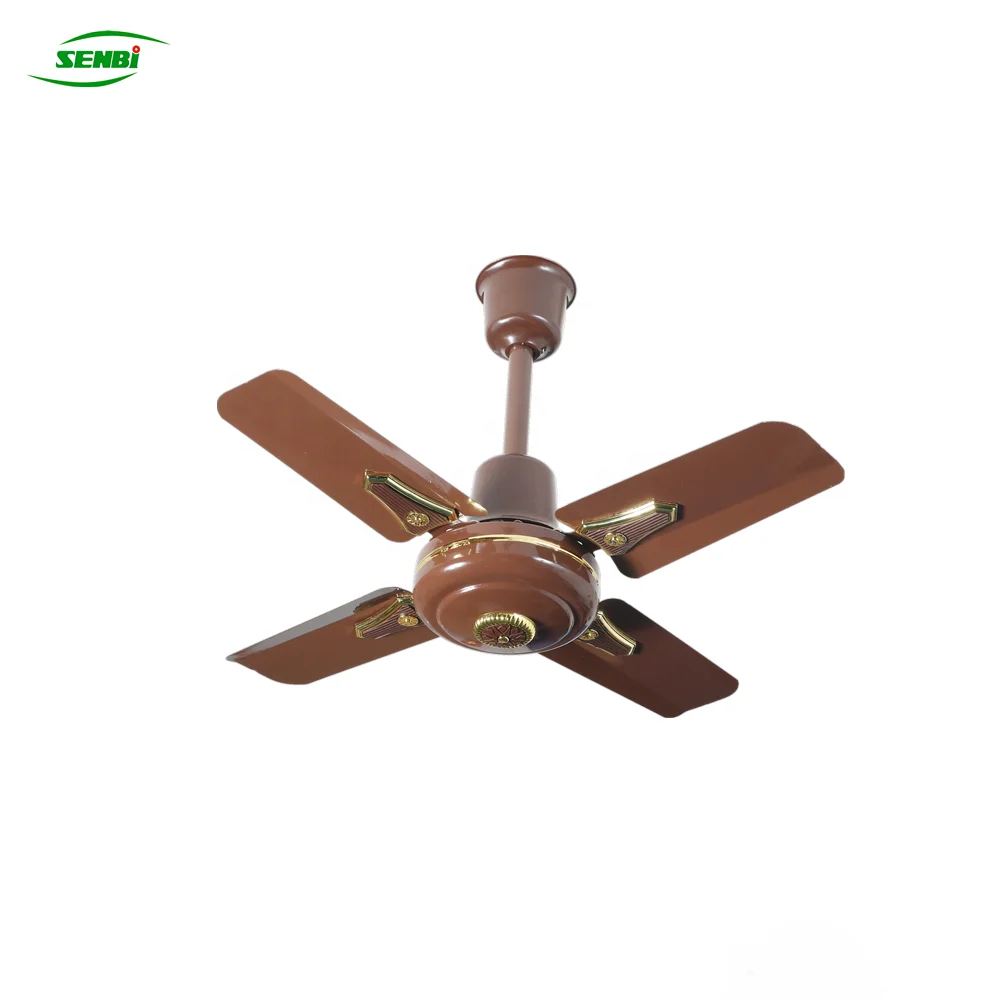 Orbital African 24 Inch  Iron Blades 220v Metro Ceiling Fans Manufacturer in China Coffee White Color
