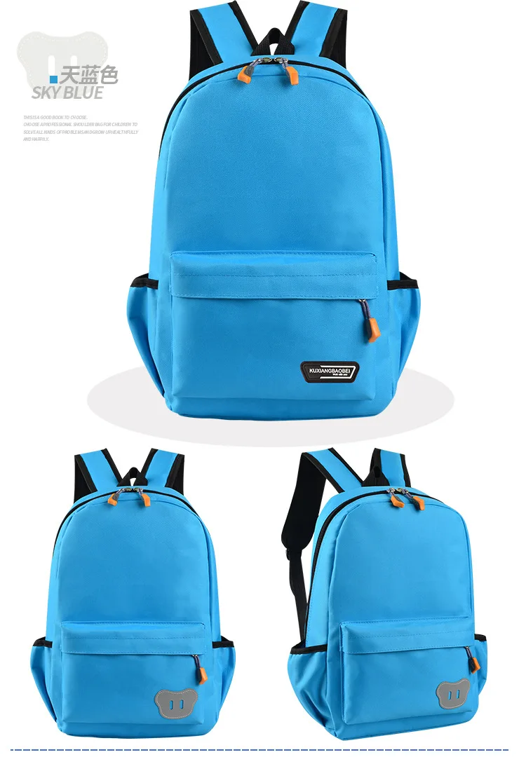 Hot Sale Trendy Children Unisex School Backpack Custom Multicolor Logo