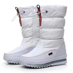 Women Snow Boots Platform Winter Boots Thick Plush Waterproof Non-Slip Boots Fashion Women Winter Shoes Warm Fur