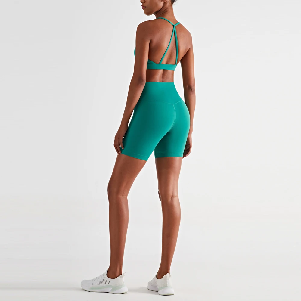 2023-high-quality-sexy-2-piece-yoga-short-leggings-women-clothing