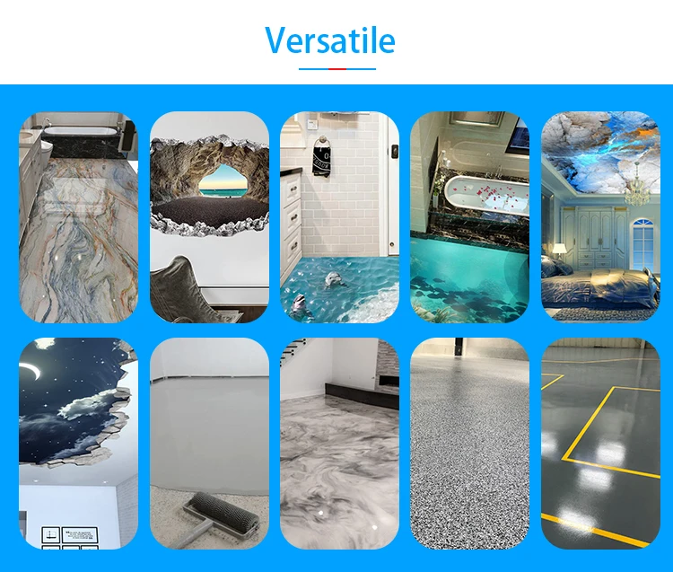 Cnmi Solid Epoxy Resin Floor Metaillc Epoxy Floor Resin Flakes Resin 