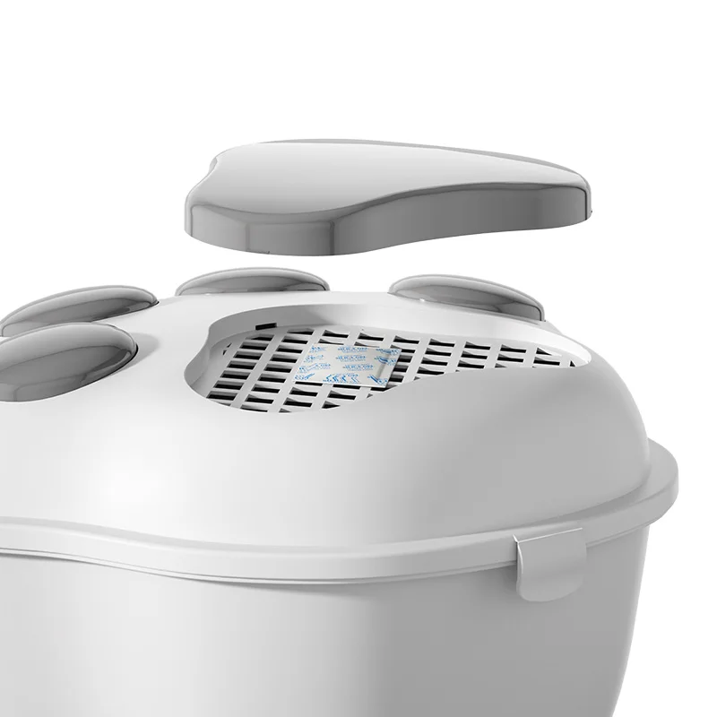 Складной пластиковый контейнер для хранения кормов домашних животных собак ведро