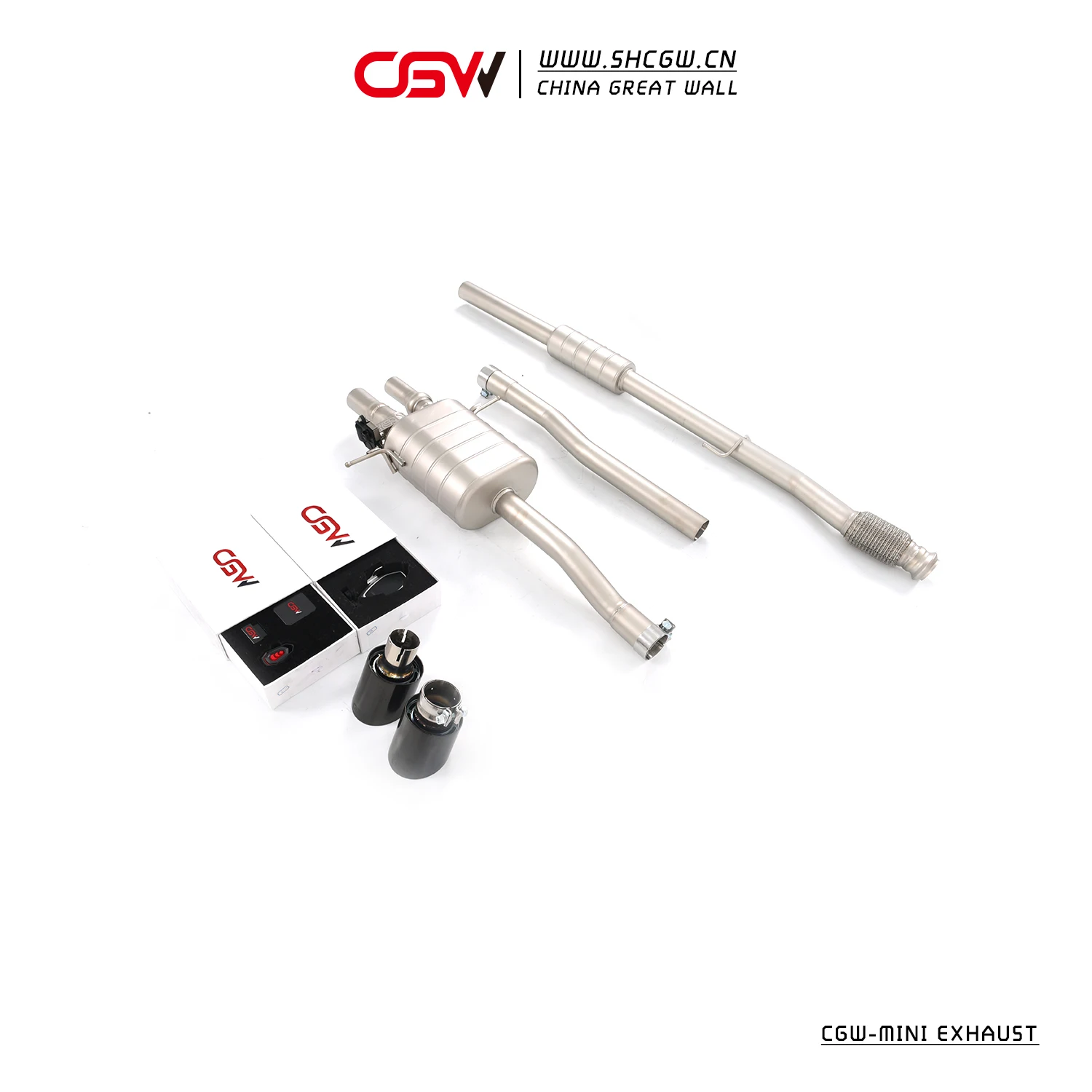China Manufacturer Performance Exhaust Catback System for BMW Mini R56 MY 2006