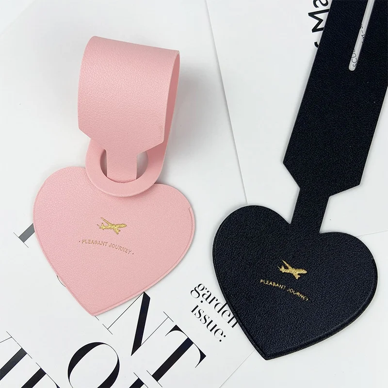 Heart Luggage Tag Boarding Pass Checked-in Name Anti-lost Stowable Small Pendant preview 4