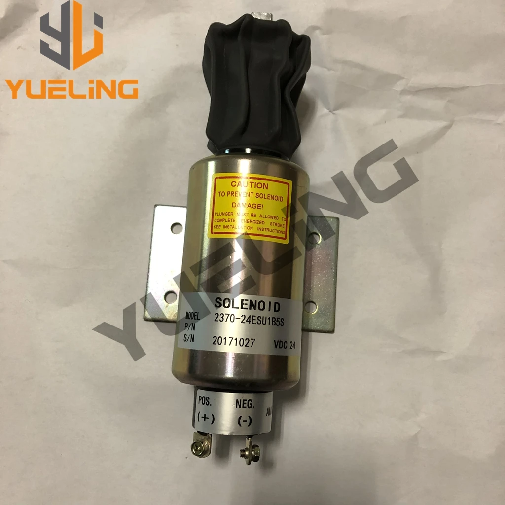 Generator Diesel Engine 24V Stop Solenoid 04400-08800 	04400-08500 Suit for mitsubishi S6R/S12R/S16R/S12H/S6B/S6A