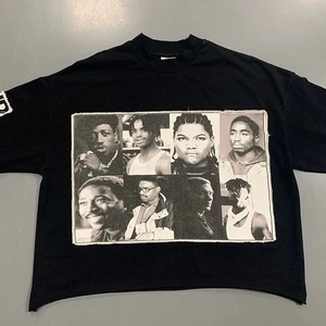 Unisex Vintage Streetwear Boxy Cropped T-Shirt Heavy Weight Custom Embroidery Patches Factory Direct Men's Oversized T-Shirt