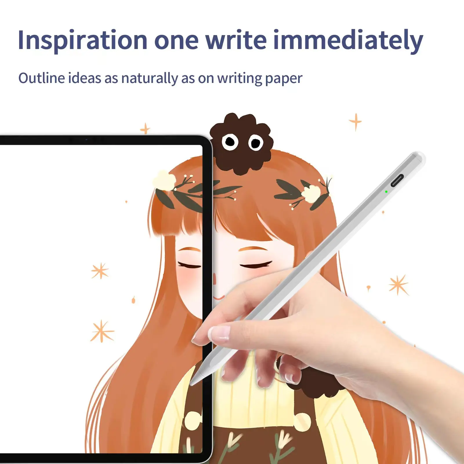 For Palm Rejection Active Pen For Ipad Tablet Touch Screen For Apple