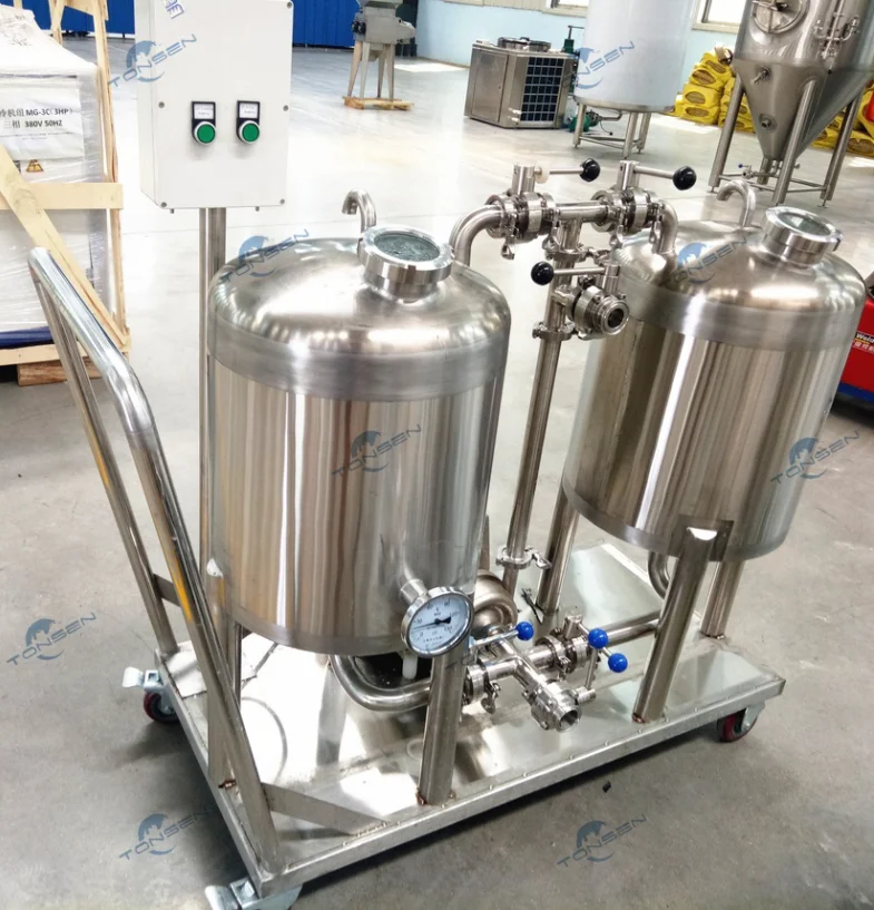 Портативный CIP 50 галлонов 100 галлонов для пивоваренного оборудования, домашняя пивоварня