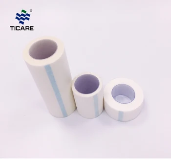 Non-woven surgical paper tape with cutter