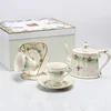 1 pot 2 cups saucer + shelf white