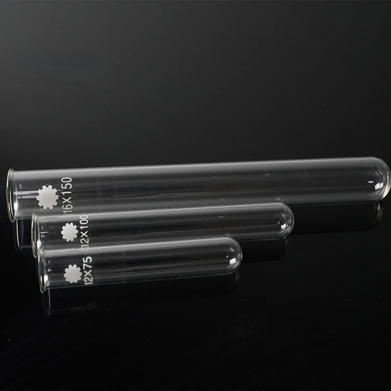Laboratory Disposable Round Bottom Transparent 16mm 22mm PET Plastic Test Tubes With Lids
