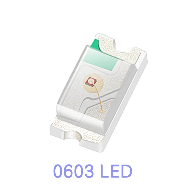 Smd Led 0603 Prussian Green Led Packaging Factory Direct Surface ...