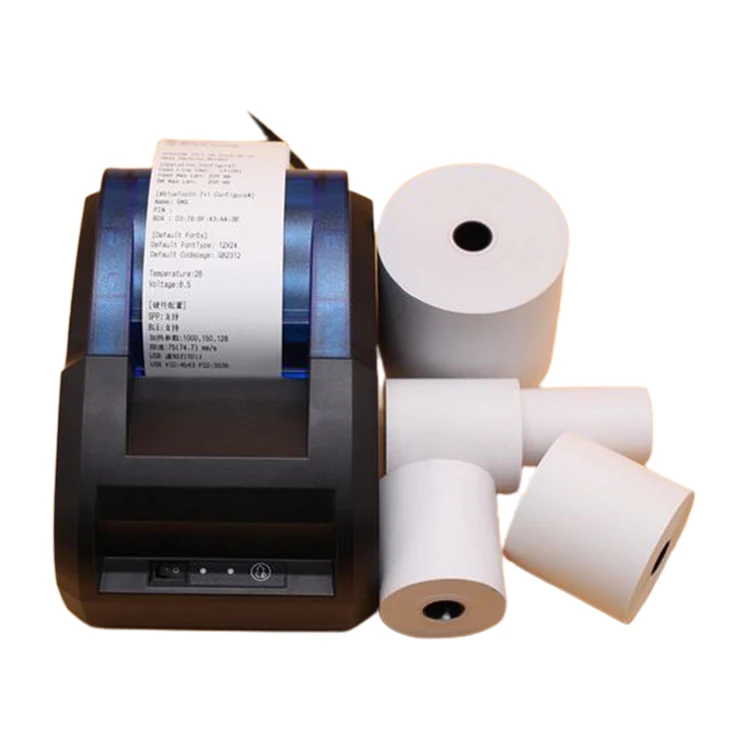 High Quality Hot Selling 80*80mm Cash Registers Thermal Paper Roll for POS ATM Bank 3 1/8*230';2 1/4*50