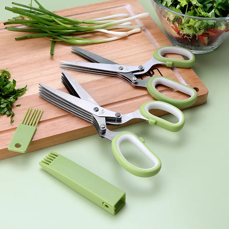 Kitchen Gadget 3pcs Stainless Steel Kitchen Scissors With Safety Cover ...
