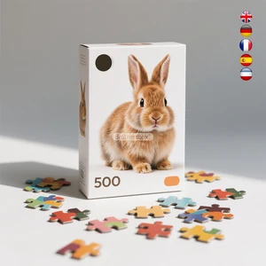Customized Animal Puzzles Safe and Environmentally Friendly Material Custom-printed Jigsaw Puzzles for Adults and Kids