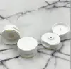 Pearlescent White+White Silver rim Cap