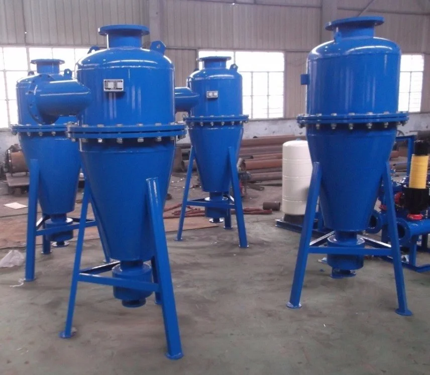 Complete Cyclone Separator with Sand Trap of Customer Tailored Design