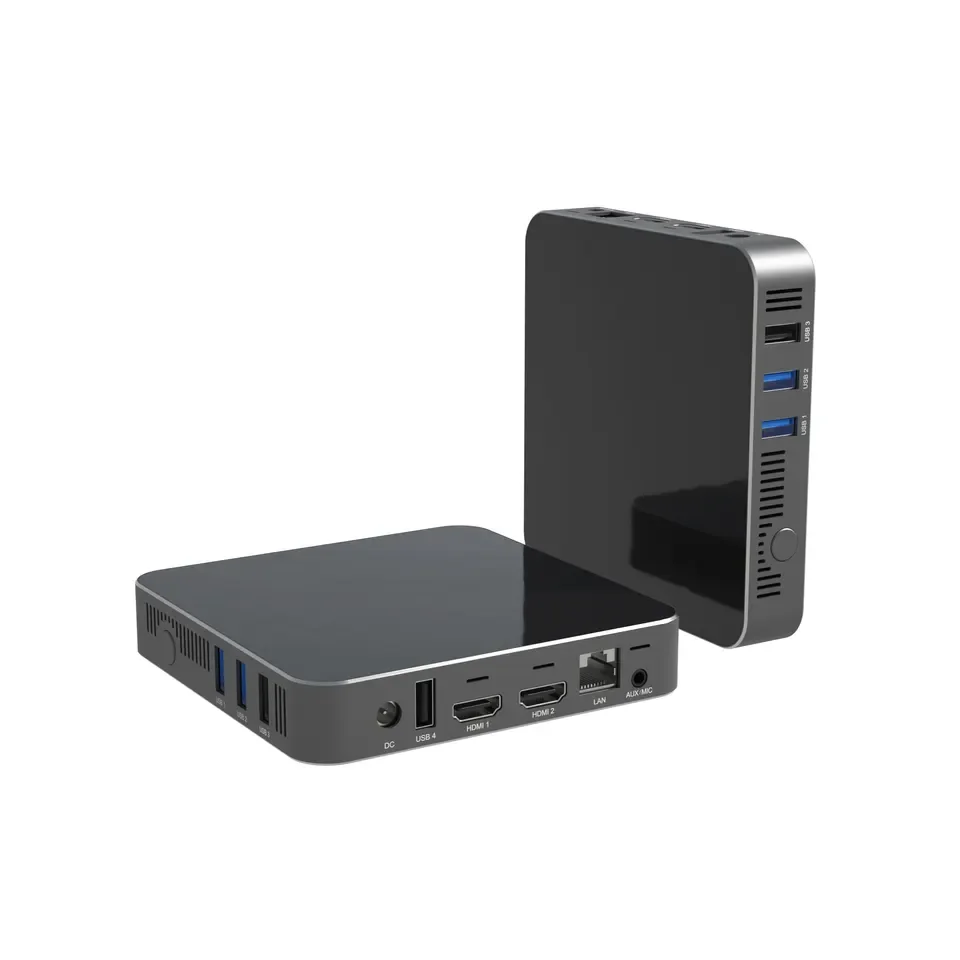 SOYEER Discount Price Intel N3350 Mini Pc AK7 RAM 4G ROM 64G EMMC for Windows 10 PRO Mini Pc Computer