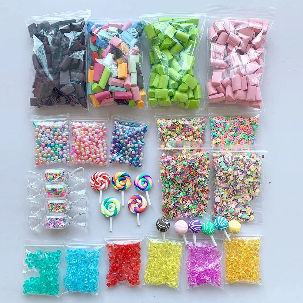 Glitter Floam Beads Unicorn Slime Making Kits With Fluffy Slime Charms Habbi 121pcs Slime Kit For Girls Diy Slime Accessories Slime Containers Beading Supplies Arts Crafts Sewing Usaminimotors Com