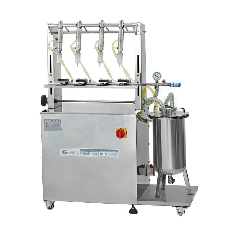 Машина для розлива духов Guanyu по хорошей цене, полуавтоматическая машина для розлива флаконов, шампуня, спирта