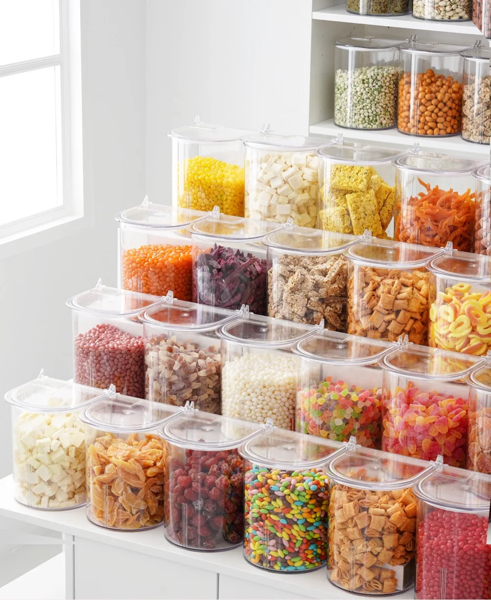 Ecobox Cereal Food Container Candy Nuts Box Scoop Bin Storage Bins Candy Storage Container Bulk