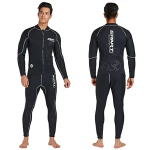SBART Factory Price Men's 3mm Thermal Neoprene Wetsuit Set Waterproof Swimwear Front Logo for Surfing Snorkeling Diving Suit