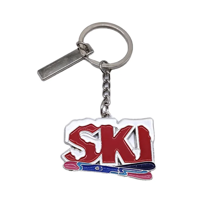 Custom Logo Resin Refrigerator Magnet Travel Gift European Snow Mountain Skiing Andorra Souvenir Fridge Magnet