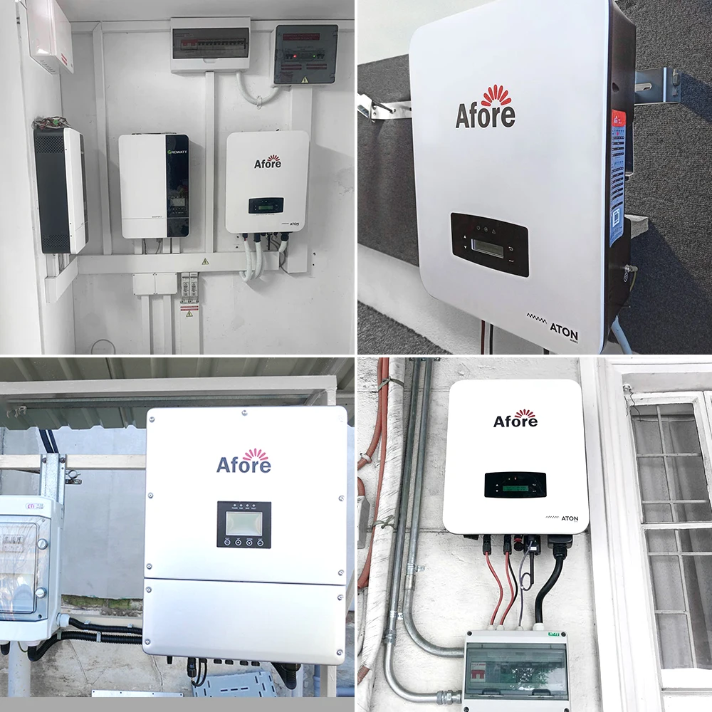 Cheap Prices Afore on Grid Inverter 1Kw 2Kw 3Kw Single Phase Solar Power Inverters 50Hz 60Hz for Home