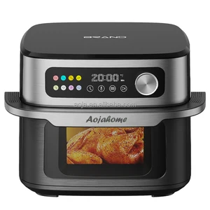 10.5QT  1700W  Oil Free  Commercial Digital Stainless Steel Home Use Touch Screen High Quality OEM ODM Air Fryers With Handle