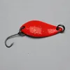 Orange highlighted trout lure