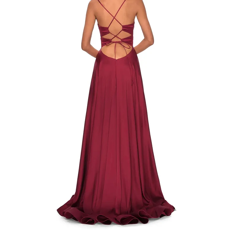 Metro De Señoras Sexy Cintura Imperio Elegante Fiesta Sin Espalda Vestido  Sin Mangas De Vestidos De Noche - Buy Vestidos De Noche,Vestido De  Satén,Slip Vestido De Noche Product on Alibaba.com