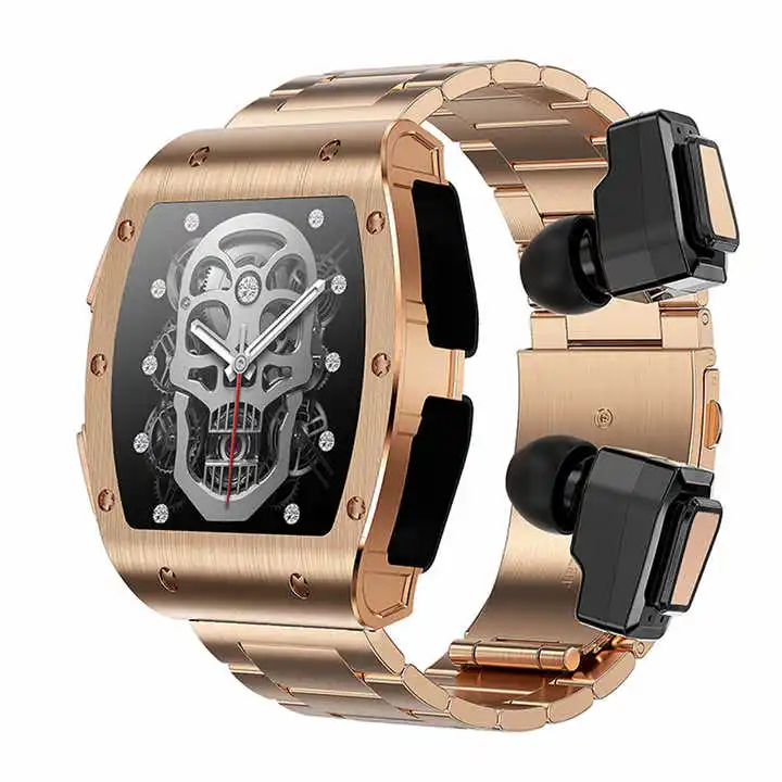 2024 2 in 1 TWS Smart Watch JM09 Wireless Earphone IP67 Waterproof Blood Oxygen Men Sports Smartwatch with Earbuds