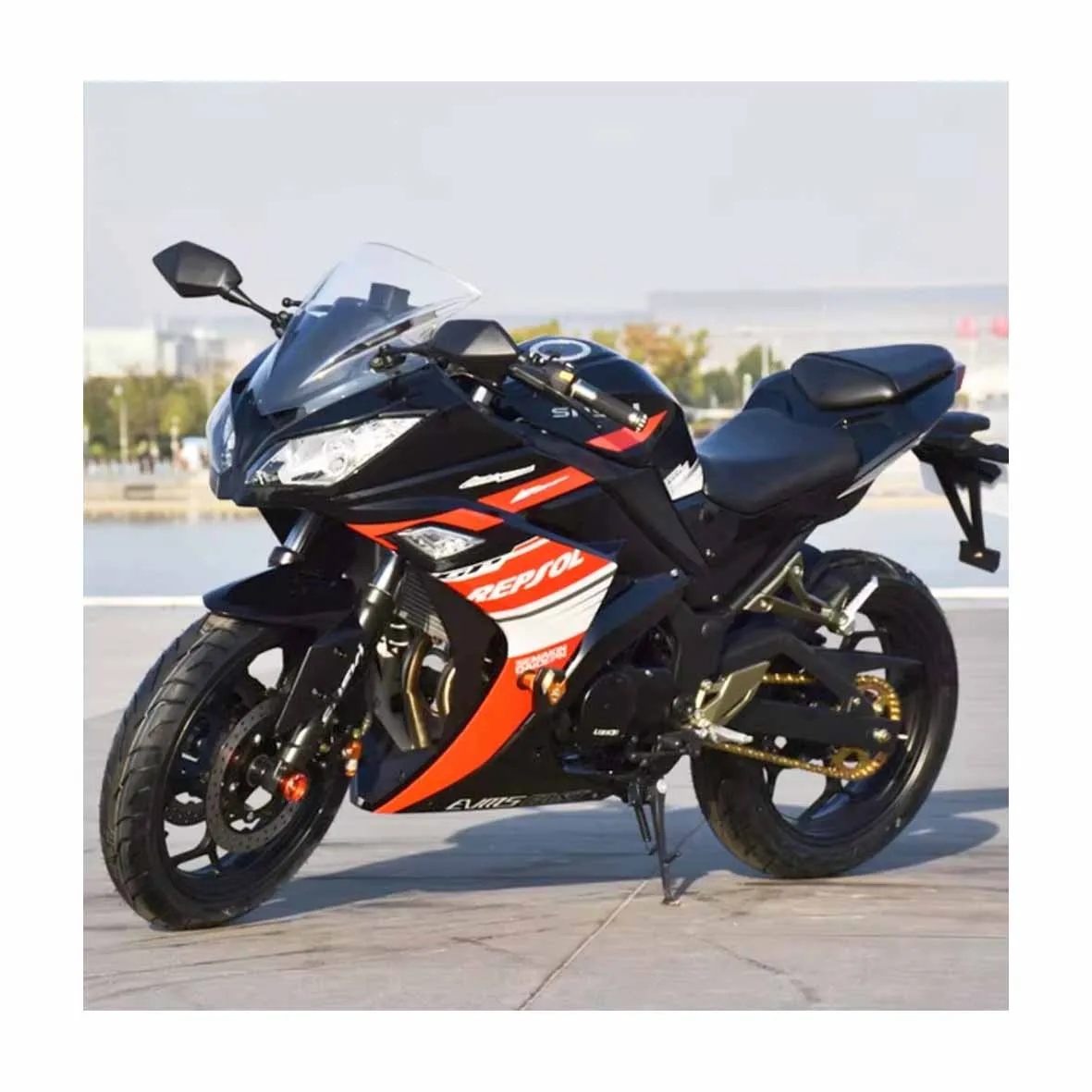 Sinski-motocicletas de 250cc, 400cc, a gas, 17 pulgadas,