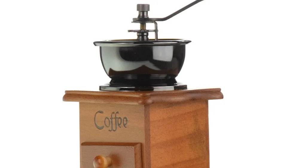 3pcs/set, 350ml French Press Coffee Maker, Manual Coffee Grinder With  Brush, Elegant Gift Box Included, Suitable For Both Personal And Gift Use,  Portable For Travel, Classic Wooden Style With Compact Design, Carefully