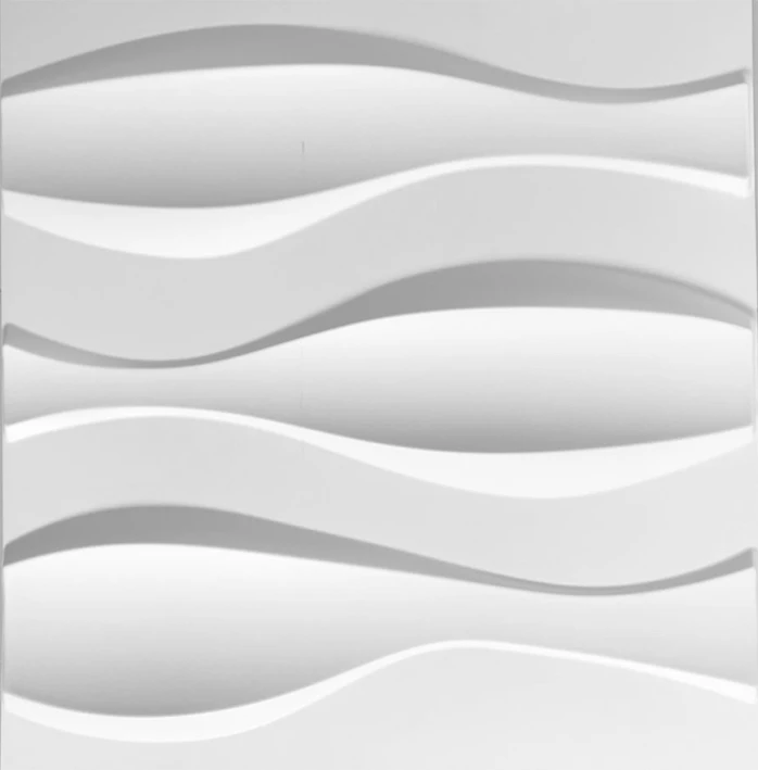 Factory Supply High Quality PVC 3d Embossed Relief Interior Wall Panel Wallpaper From China