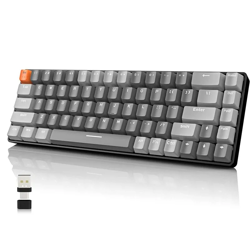 Clavier Mécanique Sans Fil, 87 Touches Tkl Remplaçables À Chaud Pour Clavier  De Jeu Bt, Double Mode Bt5.0/2.4g Avec Cadre Détachable, Hub Usb, Touches  Oem Personnalisées Pour Windows (interrupteur Bleu)