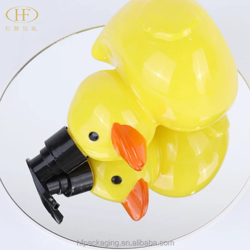 Empty Container 480ml 490ml 500ml Butterfly Duck Shaped Bottle Animal Soap Dispenser Shower Cleaning Lotion Soap Bottle