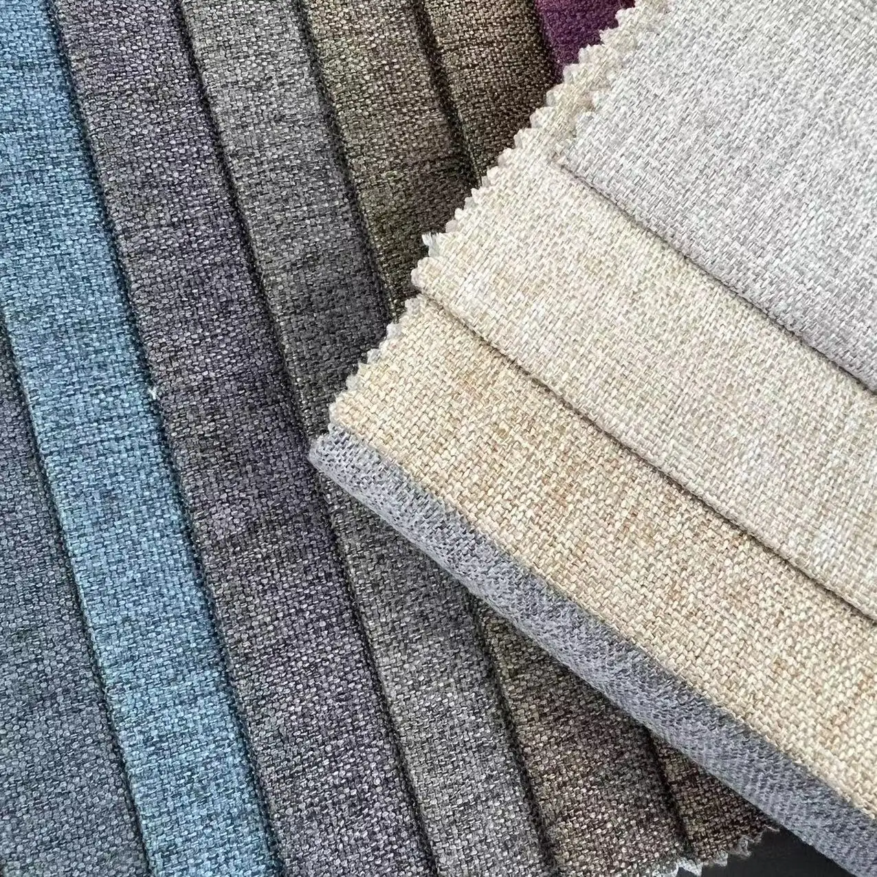 Polyester Leather Living Room Waterproof Holland Velvet Suede Corduroy