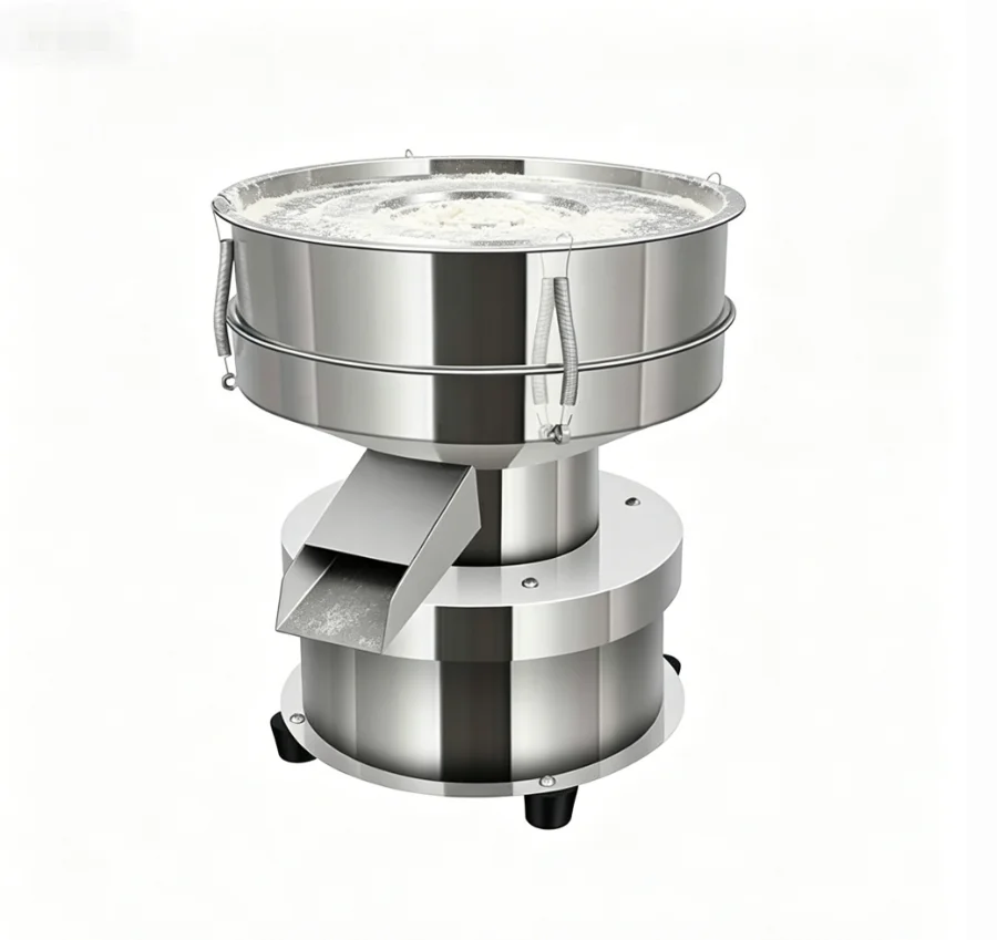 TEBAK 304 Stainless Steel Electric Vibrating Sieve | Small High-Precision Screening Machine for Industrial Powder Filtration